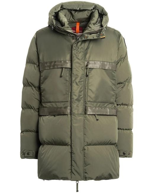 Parajumpers Green Hooded Jacket for men
