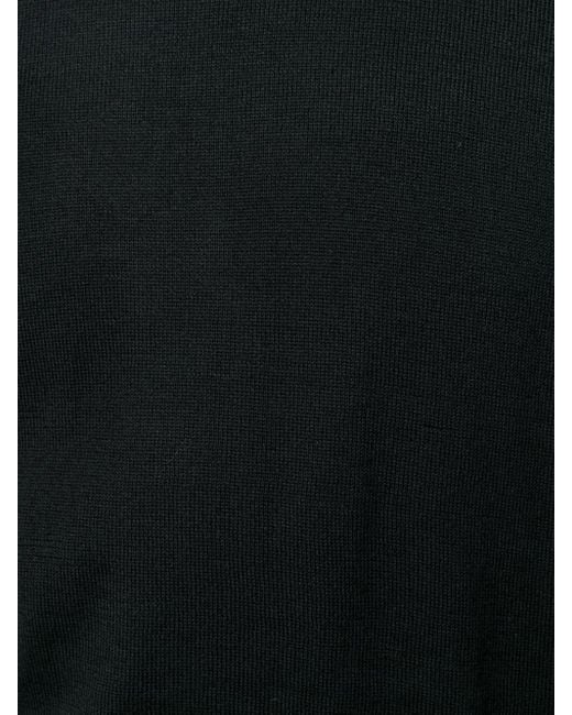 Barba Napoli Black Roll-Neck Sweater for men