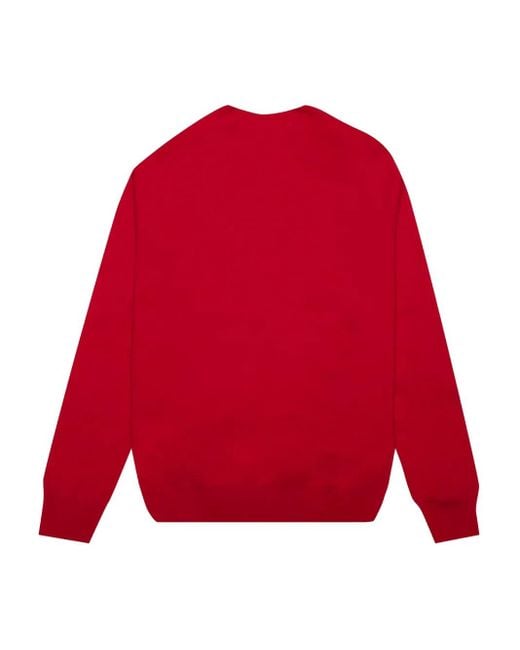 COMME DES GARÇONS PLAY Red Heart-Embellished Sweater for men