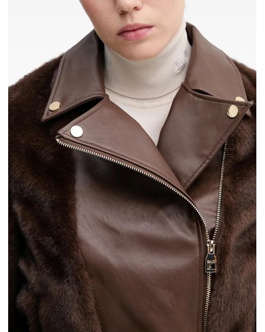 GAUDI Black Belted Zip-Up Jacket