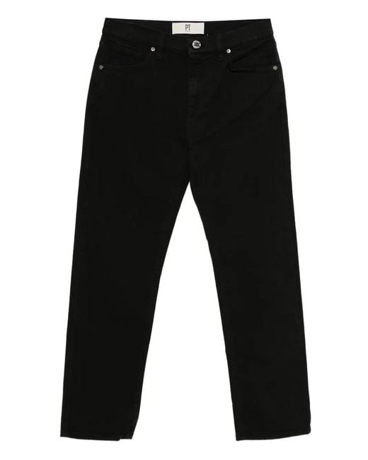 PT Torino Black Pantalon À Coupe Droite
