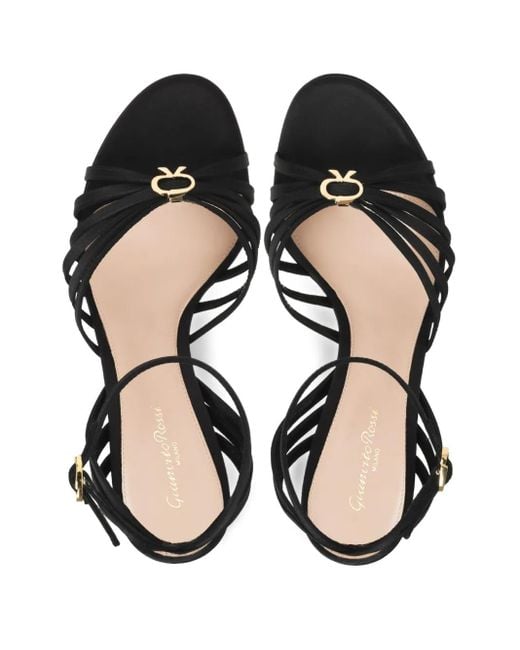 Gianvito Rossi Black 70Mm Rita Sandals