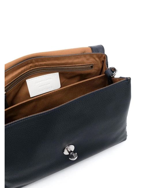 Zanellato Blue Small Postina Cross Body Bag