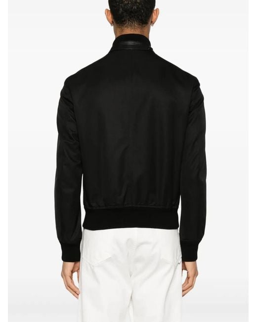 Tom Ford Black Zip-Up Jacket for men