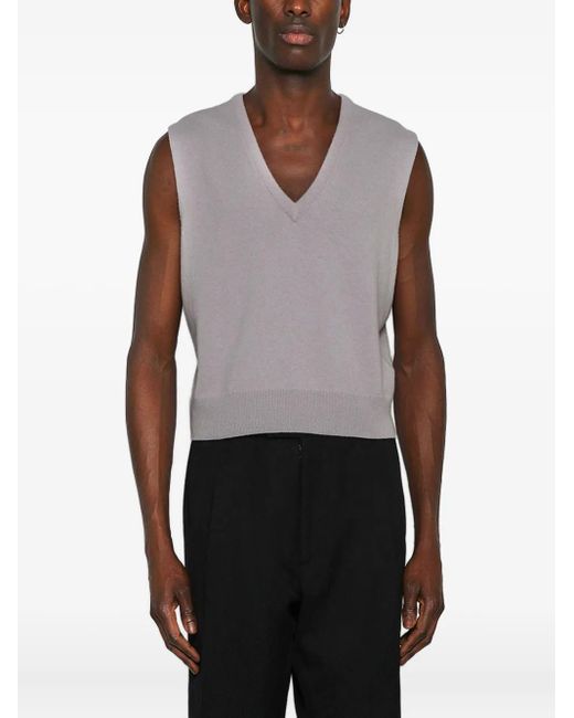 Maison Margiela Purple Virgin Wool Vest for men