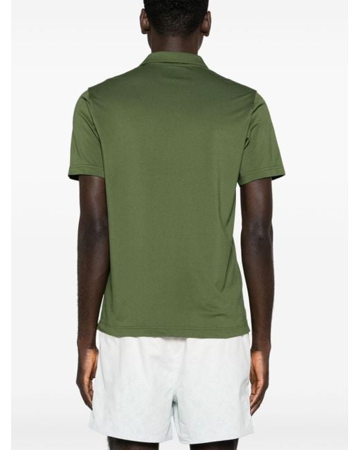Mc2 Saint Barth Green Camber Split-neck Polo Shirt for men
