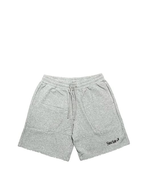 Sinclair White Clairssential Elasticated Shorts for men