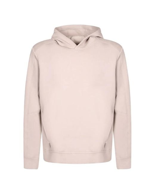 DUNO Pink Panelled Hoodie for men