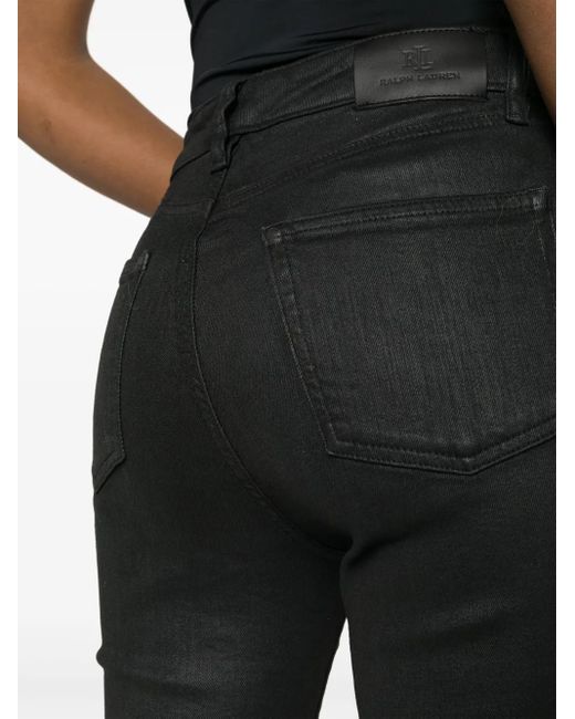 Ralph Lauren Gray High-Rise Skinny-Leg Jeans