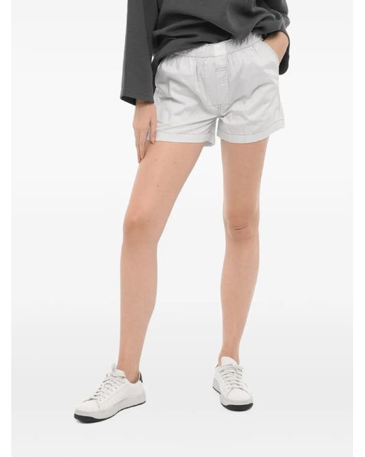 Eytys Gray Short Quinn À Surpiqûres Multicolores