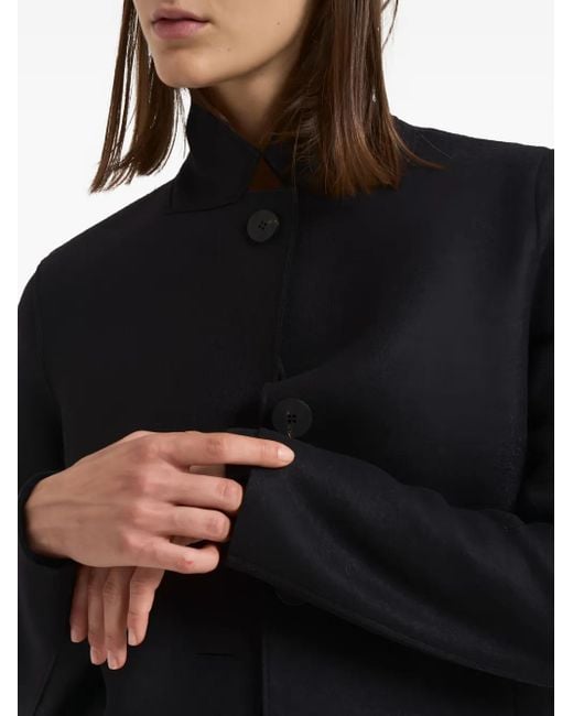 Cappotto Con Bottoni di Harris Wharf London in Black