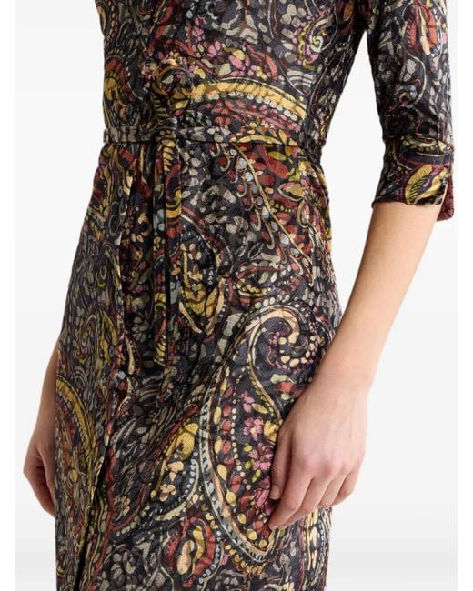Etro Mini-Blousejurk in het Brown