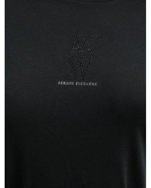 ARMANI EXCHANGE Black Long-Sleeve T-Shirt