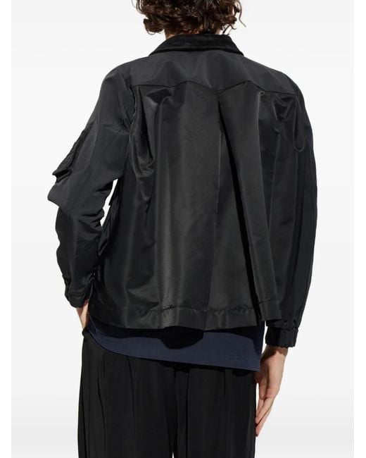 Sacai Black Multi-Pocket Jacket for men