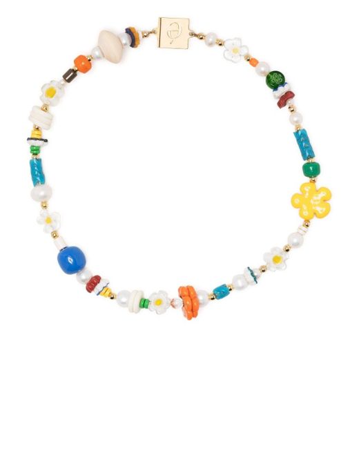 Eliou Multicolor August Charm-detail Necklace