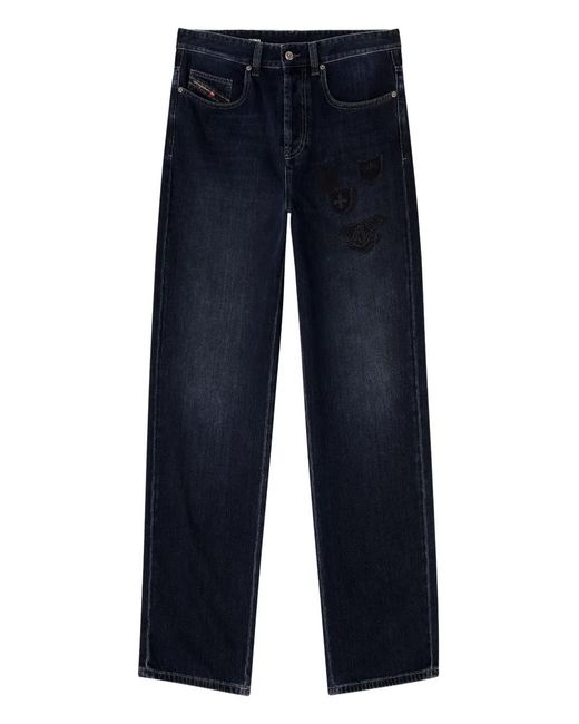 Jean 2001 D-Macro À Patchs Brodés DIESEL pour homme en coloris Blue