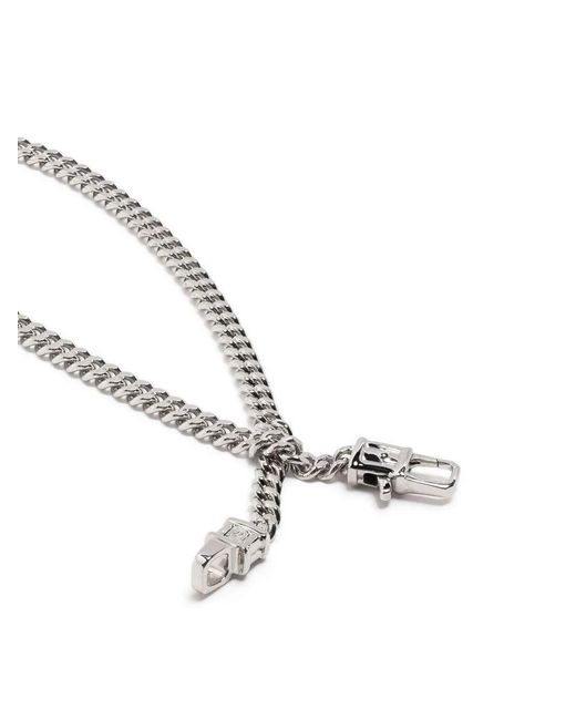 Tom Wood White Curb M Bracelet