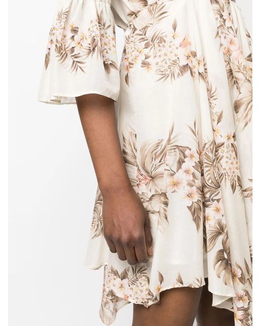 Twinset Natural Kleid Mini Dress