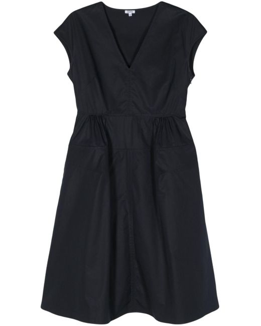 Aspesi Midi-jurk Met V-hals in het Black