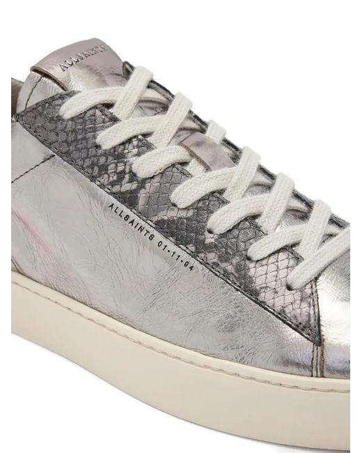 AllSaints Metallic Panelled Sneakers