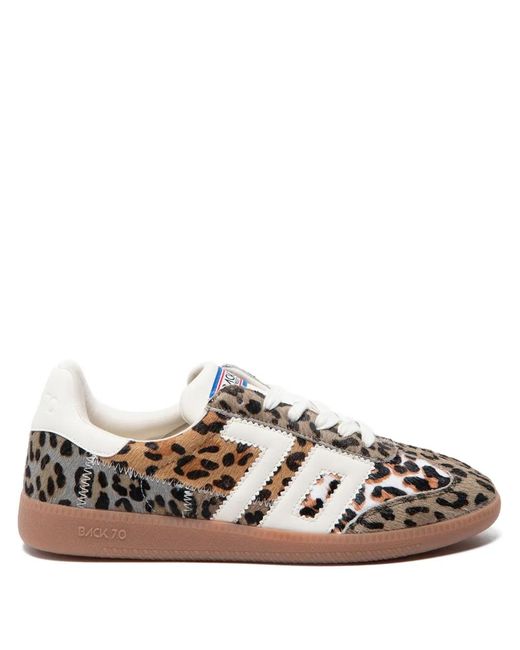 Back 70 Brown Leopard-print Sneakers