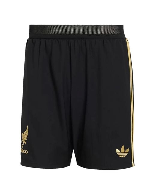 Adidas Black Mexico 2025 Edition Soccer Shorts for men