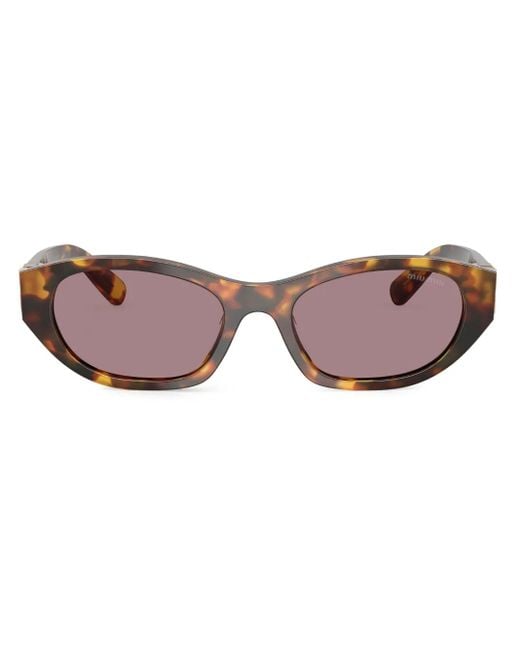 Gafas de sol de carey Miu Miu de color Green