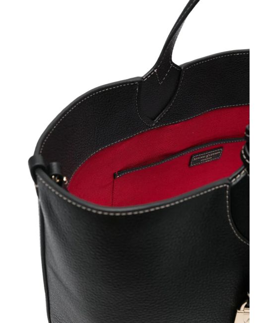 Aspinal Black The Hudson Tote Bag