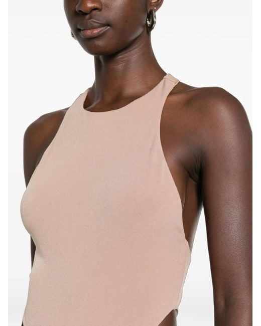 ANDAMANE Natural Racer-Back Bodysuit