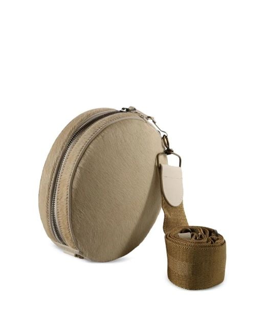 Uma Wang White Round Clutch Bag