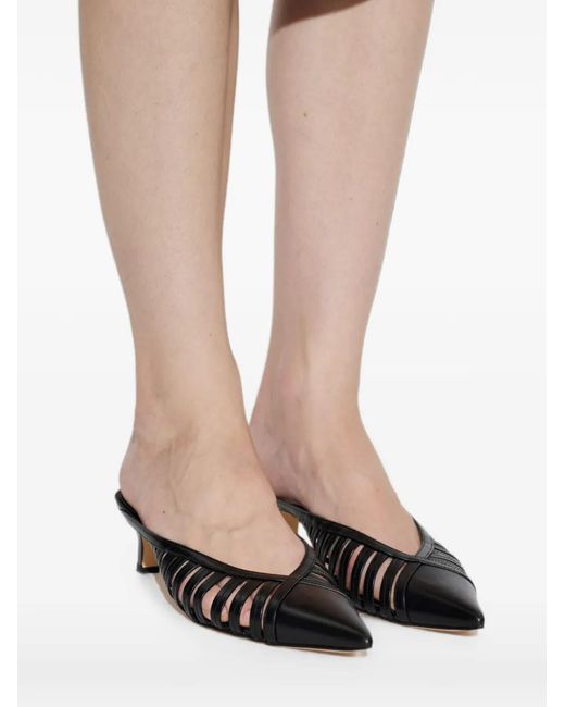 MICHAEL Michael Kors Black Adriana Caged Mules
