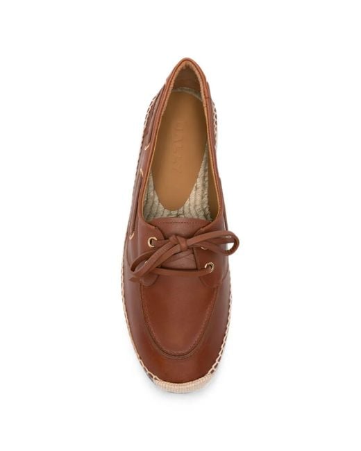Bally Leren Espadrilles in het Brown voor heren