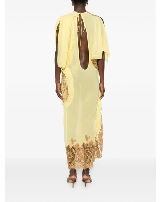 Christopher Esber Metallic Aluna Maxi Dress