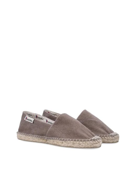 Espadrilles Gray Canvas