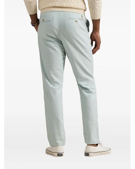 Polo Ralph Lauren Blue Prepster Elasticated-Waist Chino Trousers for men