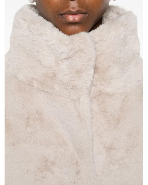 Herno Funnel-neck Coat White