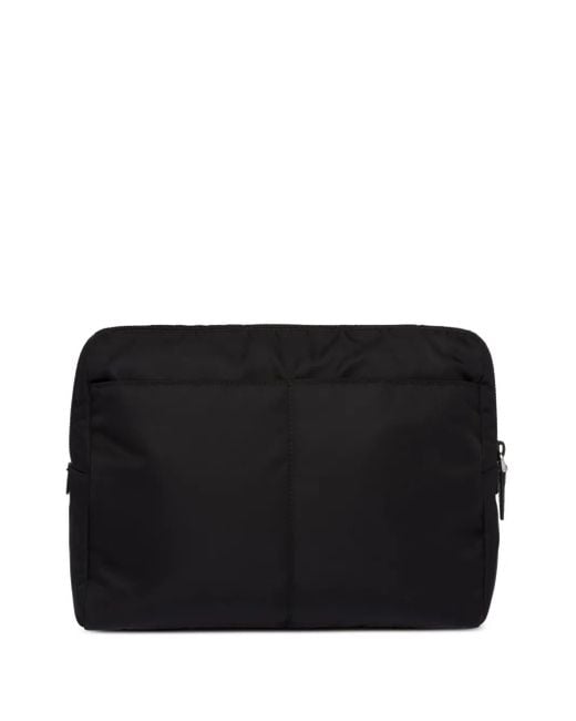 Prada Black Large Re-Nylon Travel Pouch
