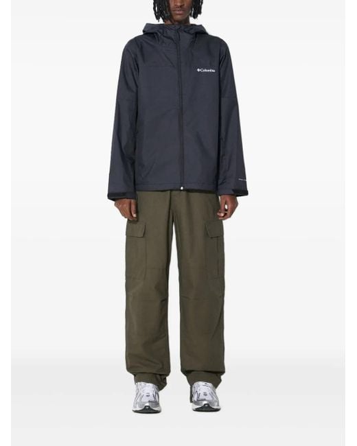 Columbia Blue Hooded Jacket for men