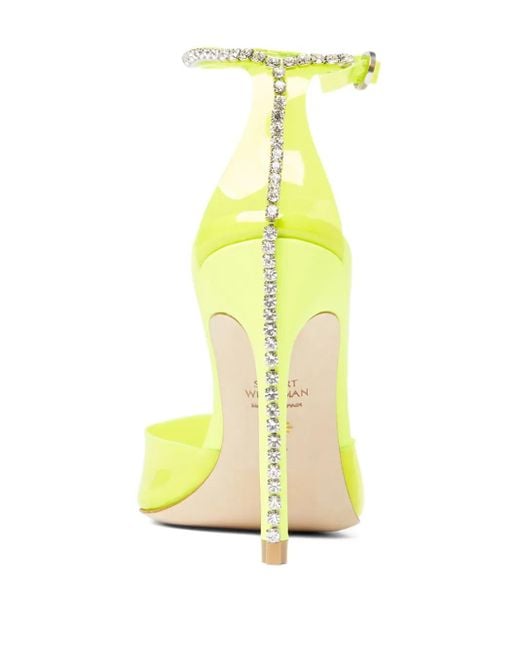 Stuart Weitzman Yellow 100Mm Stuart Glam Pumps