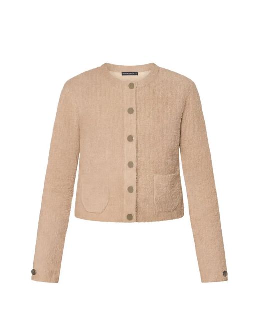 Betty Barclay Natural Button-Up Patch-Pocket Cardigan