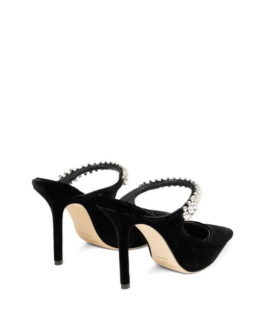 Mules À Talons Ornées De Cristal 100 Mm Jimmy Choo en coloris Black