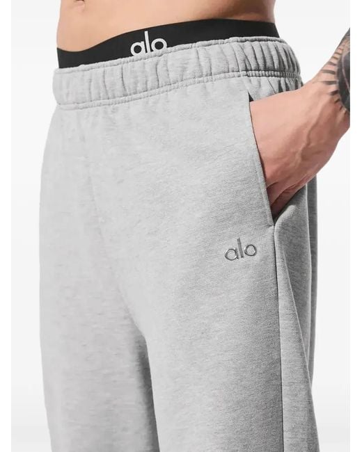 Alo Yoga White Accolade Straight-Leg Trousers for men