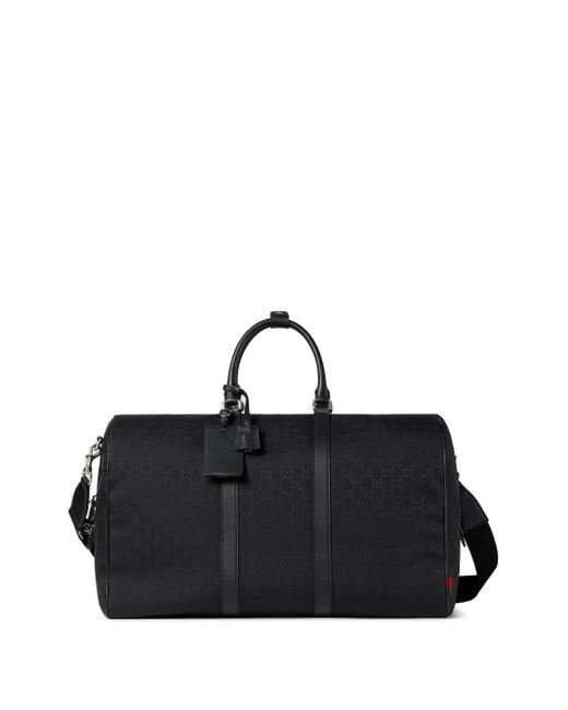 Gucci Black Monogram Holdall for men