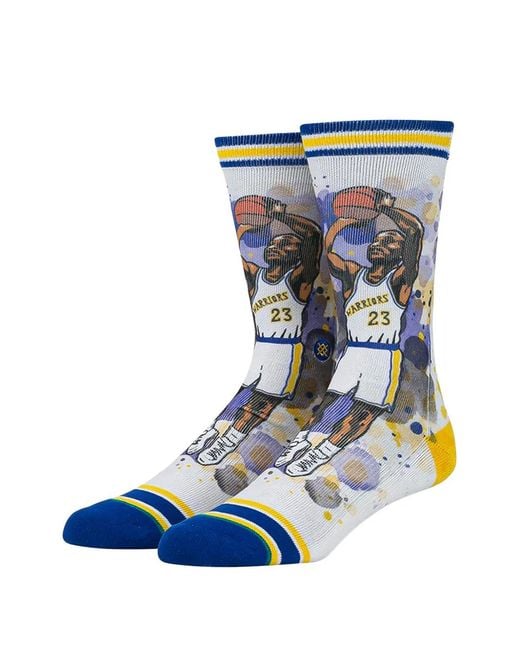 Stance Blue Nba Golden State Warriors Socks for men