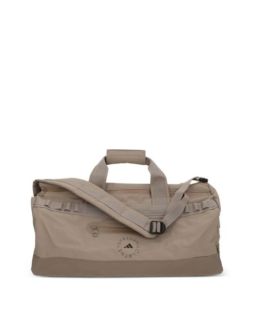 Adidas By Stella McCartney Brown Logo-Print Luggage