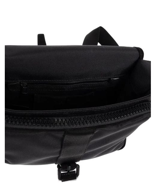Moschino Schoudertas Met Logoplakkaat En Gesp in het Black voor heren
