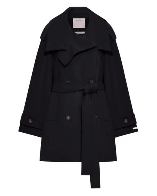 Sportmax ベルテッド コート Blue