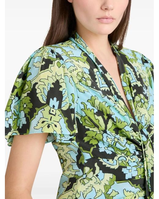 Cinq À Sept Green Peeta Dress