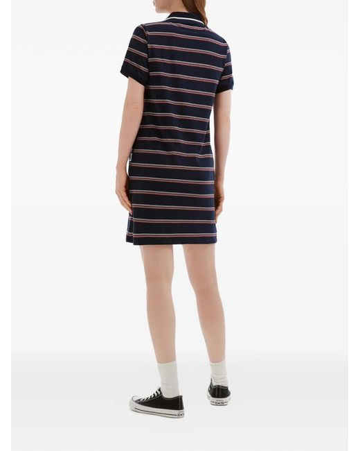 Chocoolate Blue Striped Polo Dress
