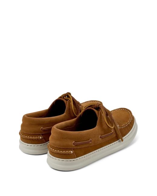 Camper Brown Runner Four Lace-Up Boat Shoes for men